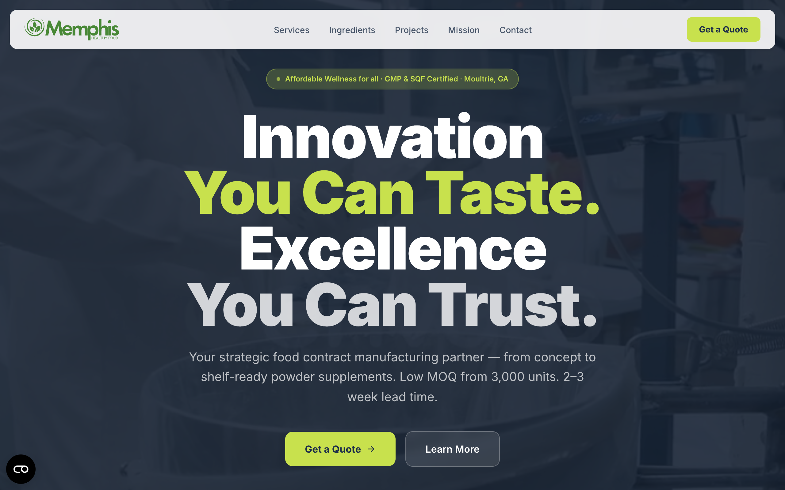 Memphis Health Food, Site + Paid Media